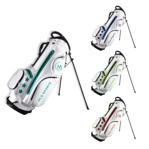 Customizable Lightweight Waterproof Golf Stand Bag with Dual Shoulder Strap and Multiple Storage Pockets