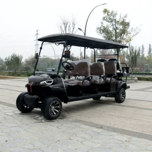 Customizable Lithium Electric 8 Seats Golf Cart 72 V with Color and Logo Design for Resort and Home Use
