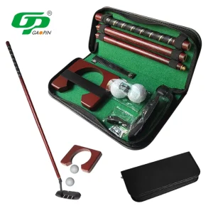 Customizable Logo Golf Accessory Kit Portable Golf Set with Leather Case