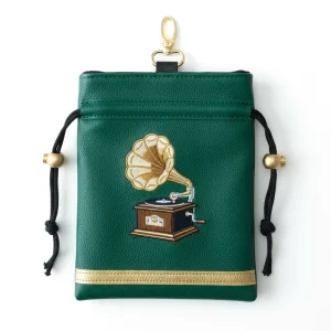 Customizable PU Leather Golf Accessory Pouch Factory Direct Portable Golf Ball Storage Bag Drawstring