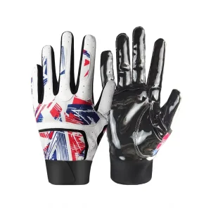 Customizable Pattern logo Anti slip Silicone Palm Lightweight Flexible for Football Baseball Outdoor Sports Gloves