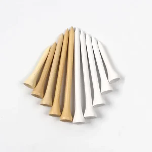 Customizable White Eco Colorful Golf Tee Wood Markers Blank Logo Golf Tees