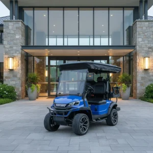 Customization DOT Certified Street Legal 4 Seater 48V Lithium 5kW Motor Electric Golf Cart for Golf Courses