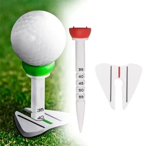 Customization Golf Tees Tapered Plastic Zero Friction Golf Tees Height Adjustment