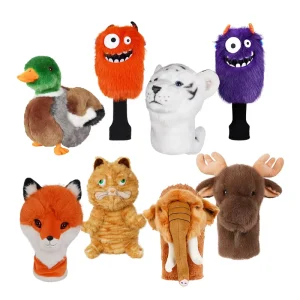 Customize Golf Headcover Two Piece Animal Funny Cute Golf Accessories Duck Golf Driver Head Cover Cute