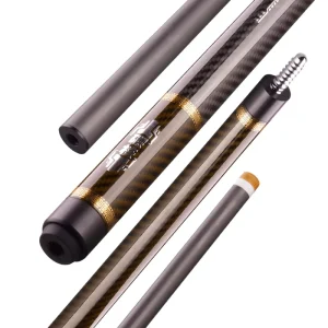 Customize New Carbon Fiber Billiard Pool Cue Shaft Carbon Fiber with Carbon Fiber Butt Sleeve 11.8 12.5 12.9mm Tip Length 147cm