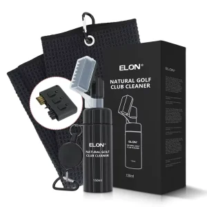 Customized 150ml Natural Golf Club Cleaning Polishing Kit with Brush and Towel Premium Accessory for Golf Enthusiast