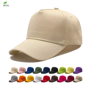 Customized 5 Panel Breathable Lightweight Baseball Caps Dot Fruit Pattern Cotton Twill Oxford Fabric Summer Casual