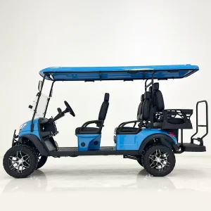 Customized 6 Seater Electric Golf Cart with 48V AC Motor and Lithium Battery for Sightseeing and Hunting