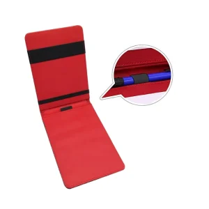 Customized Alligator Pattern PU Leather Golf Scorecard Holder with Yardage Cover Personalized Golf Accessory
