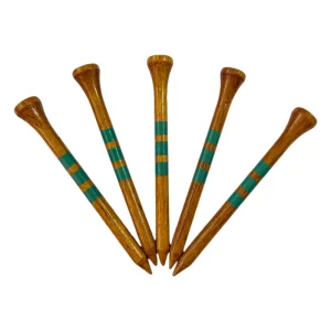 Customized Birch Wood Vintage Style Natural Wood Grain Texture 70MM 83MM Golf Tees for Golf Events