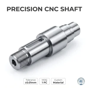 Customized CNC Shaft Carbon Steel Custom Round Shaft and Aluminum Spline