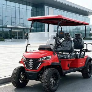 Customized Color Options Beige Green Red 6 Seat Electric Golf Cart for Retirement Village