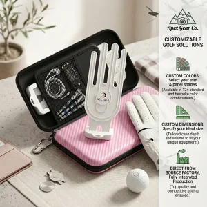 Customized EVA Hard Shell Outdoor Travel Portable Golf Gloves Holder Tool Case
