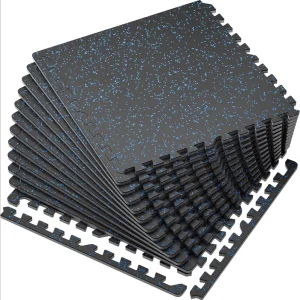 Customized Eco Friendly Indoor Turf Colorful Rubber EVA Composite Mat for Golf Play Gym Protective Floor Mat Top Layer Rubber