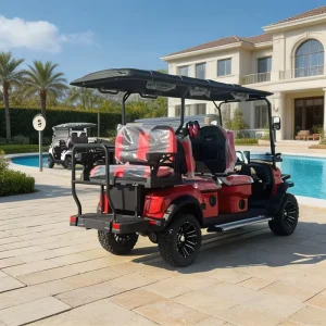 Customized Electric Golf Cart 6 Seats Lithium Battery Street Legal Certified for Sightseeing and Golf Course
