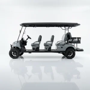 Customized Electric Golf Cart 8 Passenger Lithium Battery Professional Off Road Electric Golf Cart for Sightseeing Golf Course
