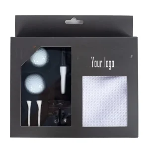 Customized Golf Accessories Business Gift Box Set Ball Tee Ball Marker Pen Towel