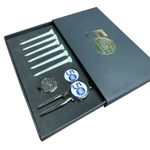 Customized Golf Ball Marker Hat Clip Divot Tool Tees Golf Pack Set Golf Gift Set