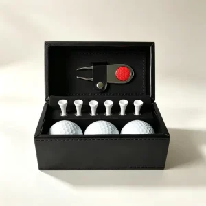 Customized Golf Balls Gift Set for Men Including Divot Tool and Tees Gift for Golfer