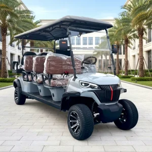 Customized Golf Cart 8 Passenger Lithium Battery Off Road Electric Golf Cart for Sightseeing Golf Course