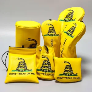 Customized Golf Club Headcovers for Driver Fairway Woods Hybrids Synthetic Leather Covers