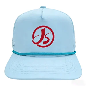 Customized High Quality 5 Panel Sporty Sports Golf Hat Laser Cut Hole Custom Embroidery Logo Adjustable Outdoor