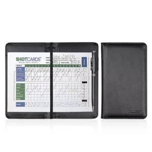 Customized Leather Golf Scorecard Holder Synthetic PU Leather Accessories
