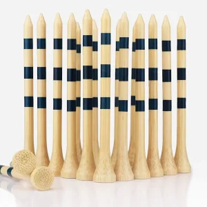 Customized Logo Bamboo Golf Tee Durable Tees Golf Manufacture Golf Accessories