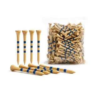 Customized Logo Eco-Friendly Durable 70MM 83MM Wood Bamboo Golf Tees for Golf Events