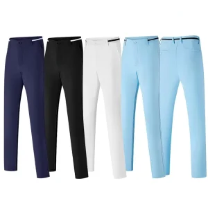 Customized Logo Golf Apparel for Women Men Kids Casual Mid Waist Stretch Elastic Golf Pants Joggers