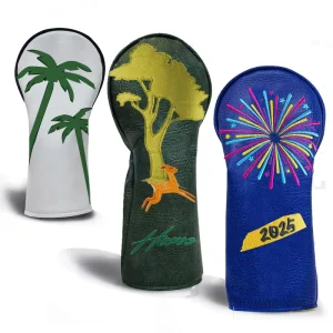 Customized Logo Golf Club Headcovers for Driver and Wood