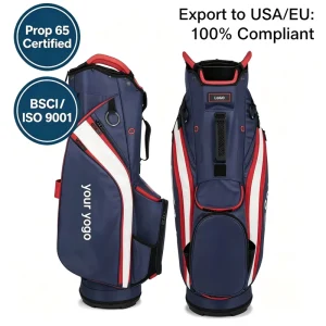 Customized Logo Golf Stand Bag 14 Divider Waterproof Light Weight Durable Polyester Korea Golf Stand Bag