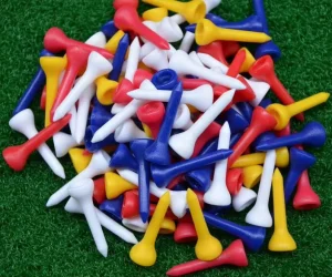 Customized Logo Golf Tee Bulk Packaging 42 54 70 83mm Golf Custom Tee Colorful Plastic Tee Golf