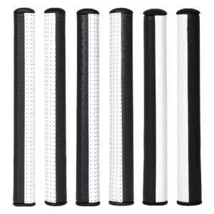 Customized Logo OEM Golf Grips PU Leather Wrap with Laser Holes and EVA Core Golf Putter Grip Golf Club Grips