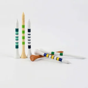 Customized Logo Printing Natural Wooden Bamboo Golf Tees Friendly Biodegradable Material Golf Tees