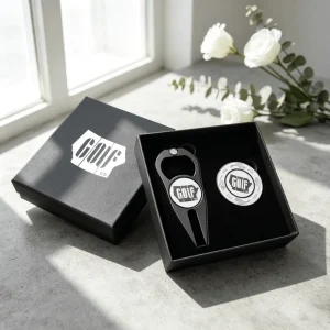 Customized Manufacturing Metal Magnetic Golf Divot Tool Gift Set