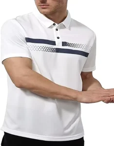 Customized Men’s Golf Apparel Polo Digitally Printed Embroidered Men’s Golf Shirt Sublimation Sports Quick Dry Polo T Shirt