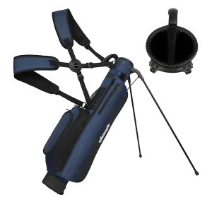Customized New Design Two Way Divided Fully Customizable Unisex Nylon Blue Durable Sunday Golf Bags