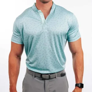 Customized ODM Men’s Floral Jersey Solid Polyester 180g Knitted Quick Dry Heat Transfer Printed Short Sleeve Slim Fit Golf