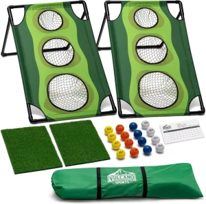 Customized Pattern 2′ X 3′ Golf Cornhole Board Game Set for Gym and New Garden Lawn Backyard Recreation