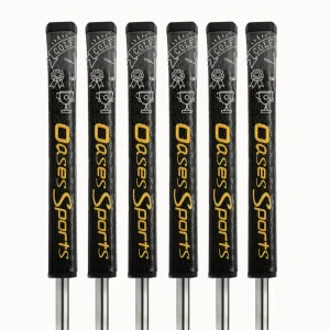 Customized Pattern Design Logo Pistol PU Leather Golf Club Putter Grip