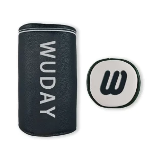 Customized Printed Pattern Golf Barrel Club Head Cover Pu Leather Golf 460cc Driver Headcover
