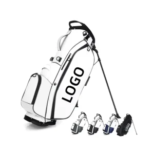 Customized Professional PU Waterproof Golf Bags Durable Stand Leg Light Weight Golf Stand Bag