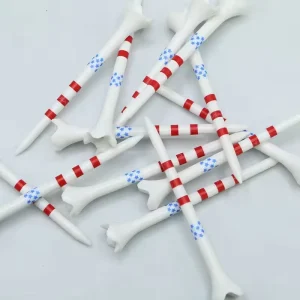 Customized Short Golf Plastic Tees Low MOQ Colorful Custom Logo QJ Golf QJ 31 Model 35 83mm