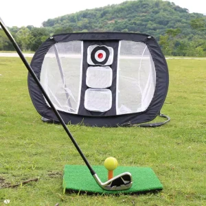 Customized Support Portable Indoor Outdoor Target Sports Training Pop Type Folding Golf Practice Net