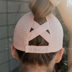 Customized Unisex Oxford Mesh Polyester Trucker Hat Waterproof Sports Baseball Hat Fashion Cross Ponytail Dot Pattern