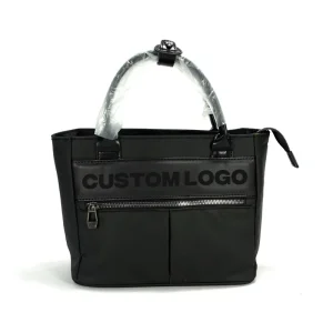 Customized Waterproof PU Leather Golf Boston Bag Large Capacity Sports Tote Bag for Men and Women