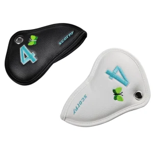 Customized logo OEM Waterproof PU Unisex Golf Iron HeadCovers
