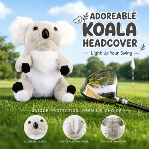 Cute Animal Golf Head Cover Plush Driver Headcover for 460cc Driver Factory Custom Logo OEM Golf Club Cover